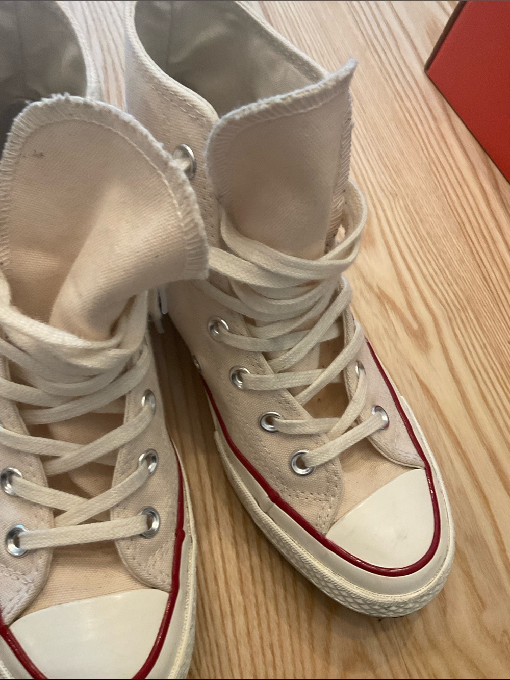 Converse Chuck 70 High Top Sneaker in Parchment - Picture 7 of 8